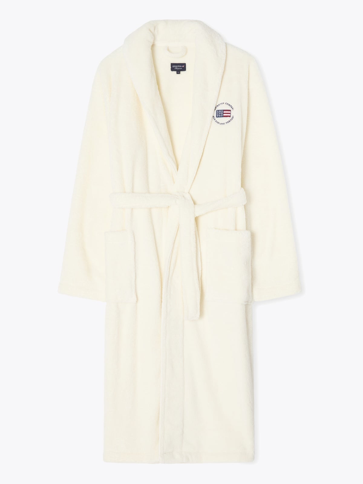 Lexington Unisex Fleece Robe Hvit