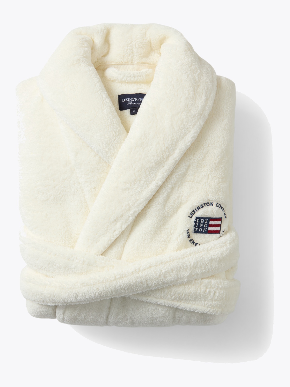 Lexington Unisex Fleece Robe Hvit