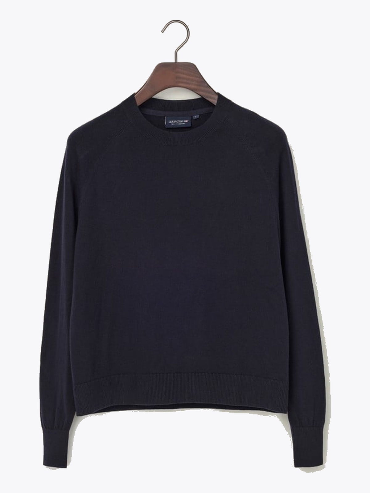 Lexington Freya Cotton/Cashmere Sweater Blå