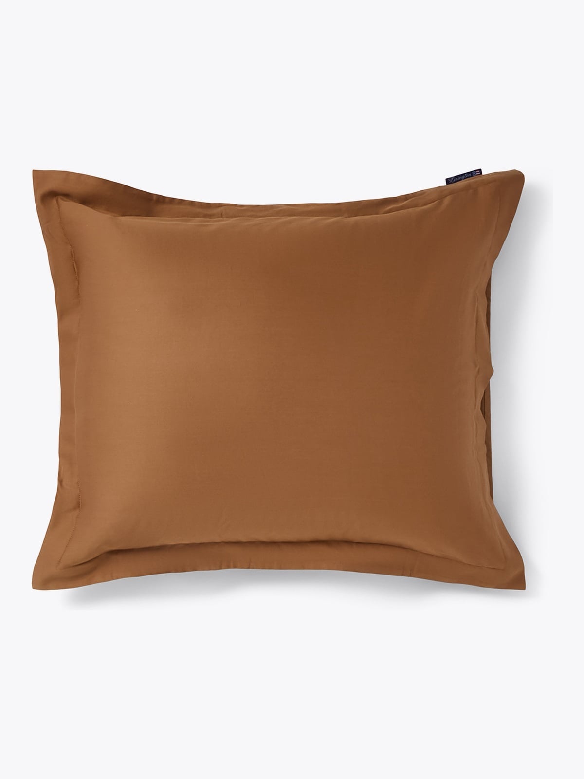 Lexington Fudge Solid Cotton Sateen Bed Set 140x200/50x70 Brun