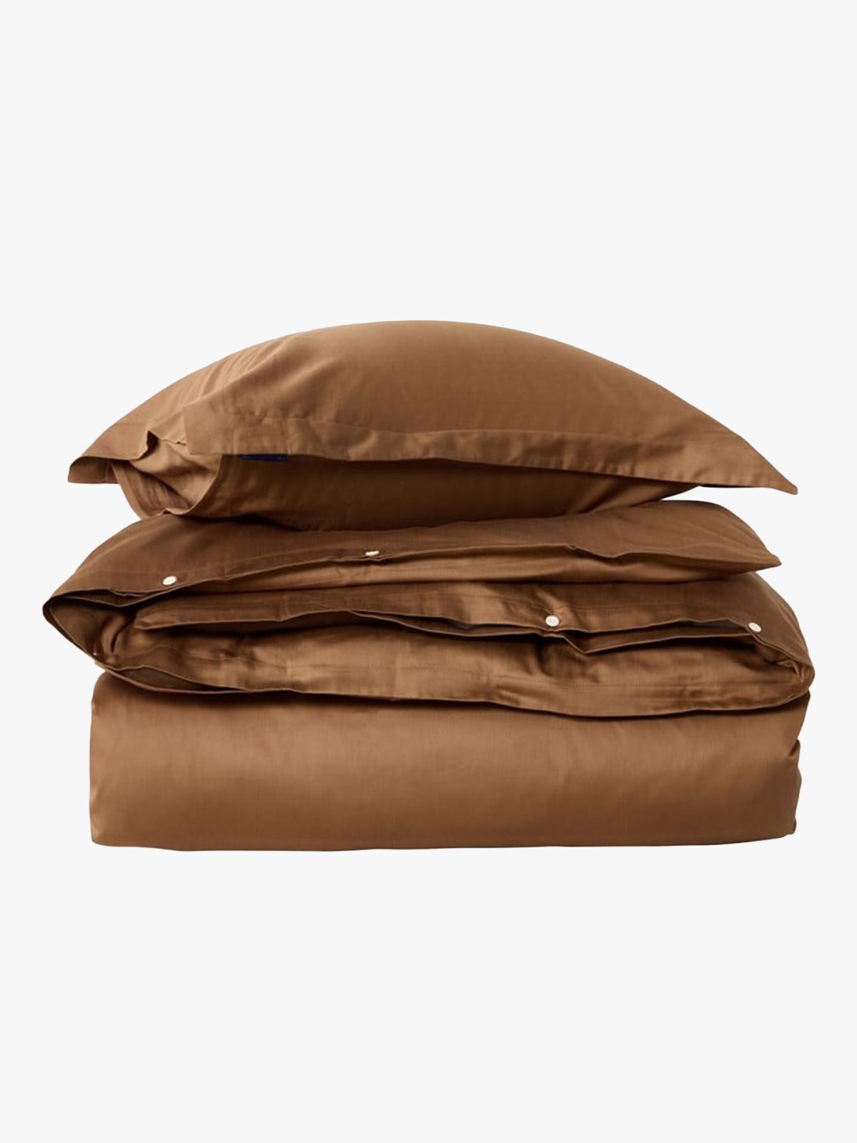 Lexington Solid Cotton Sateen Bed Set 200x220/50x70x2 Fudge