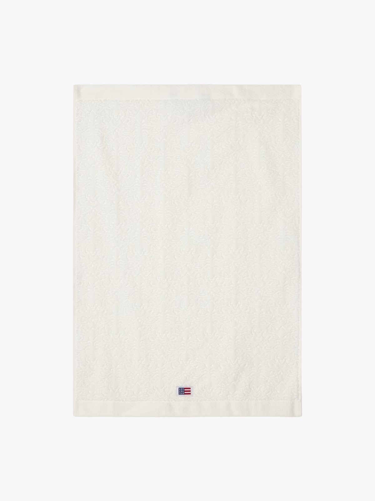 Lexington Velour Jacquard Ornament Towel 50x70 Snow White