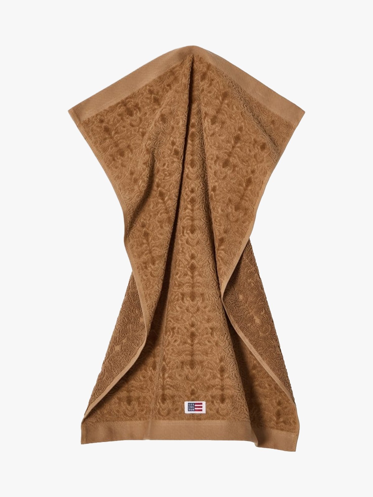 Lexington Velour Jacquard Ornament Towel 70x130 Fudge