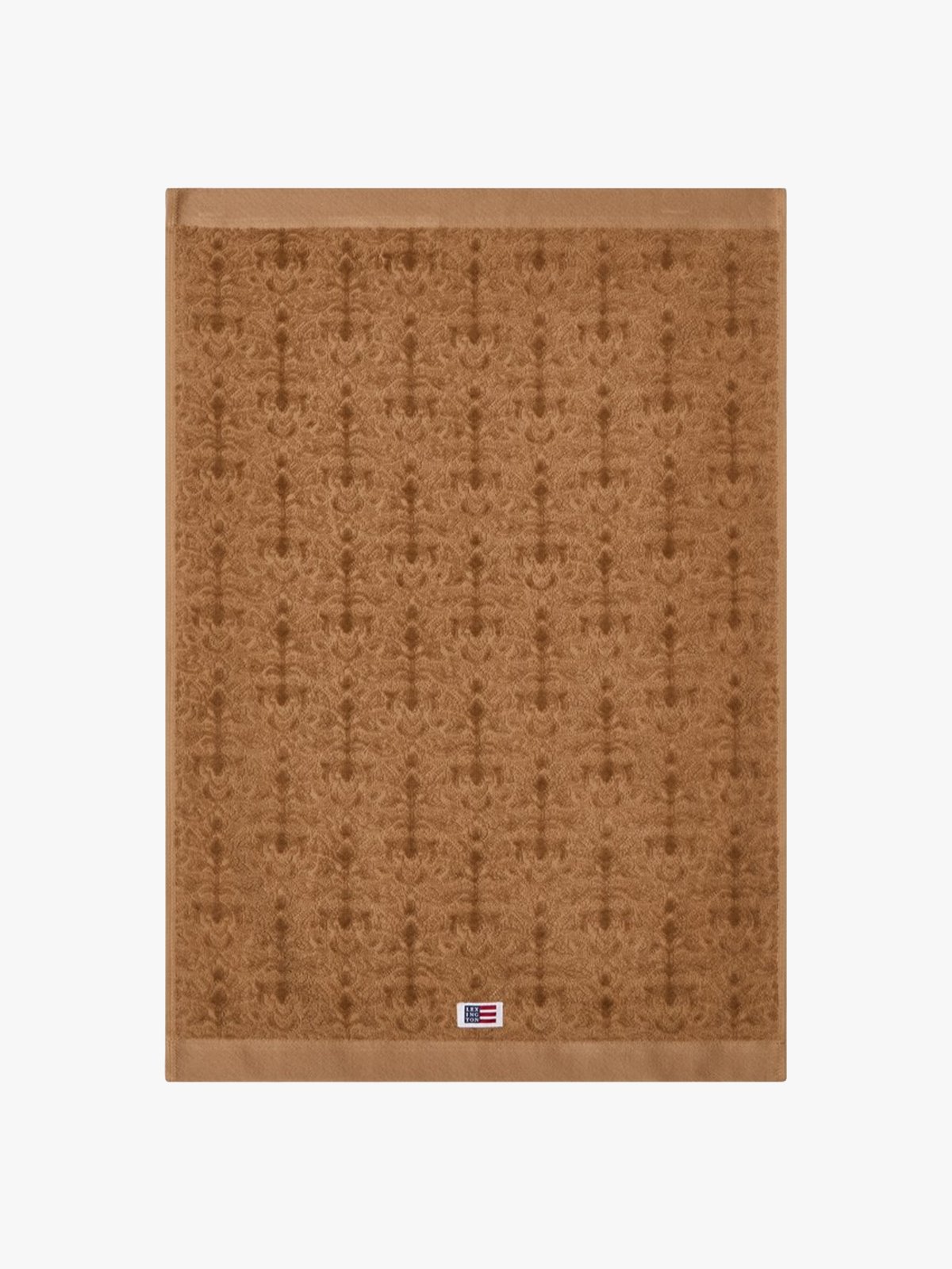 Lexington Velour Jacquard Ornament Towel 70x130 Fudge