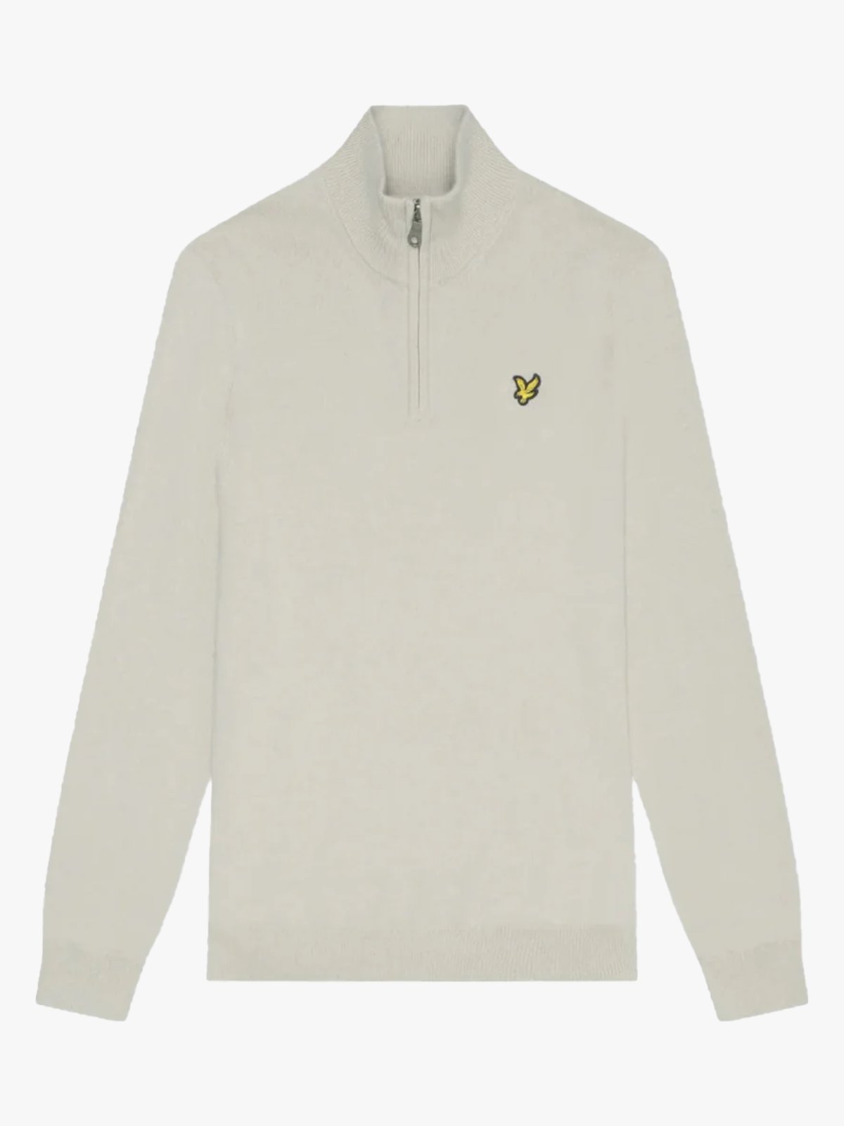 Lyle & Scott Cotton Merino Quarter Zip Jumper Cove