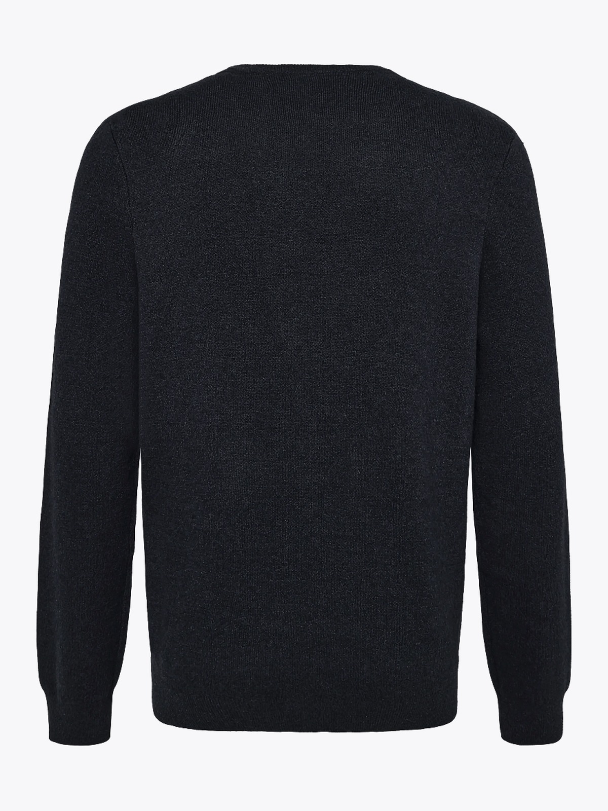 Lyle & Scott Cotton Merino Argyle Jumper Y375 Dark Navy Marl / Mid Navy Marl