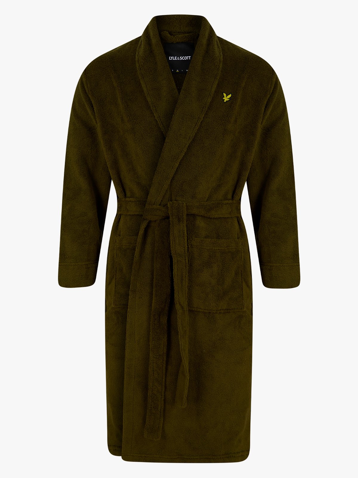 Lyle & Scott Lucas Bathrobe Dark Olive