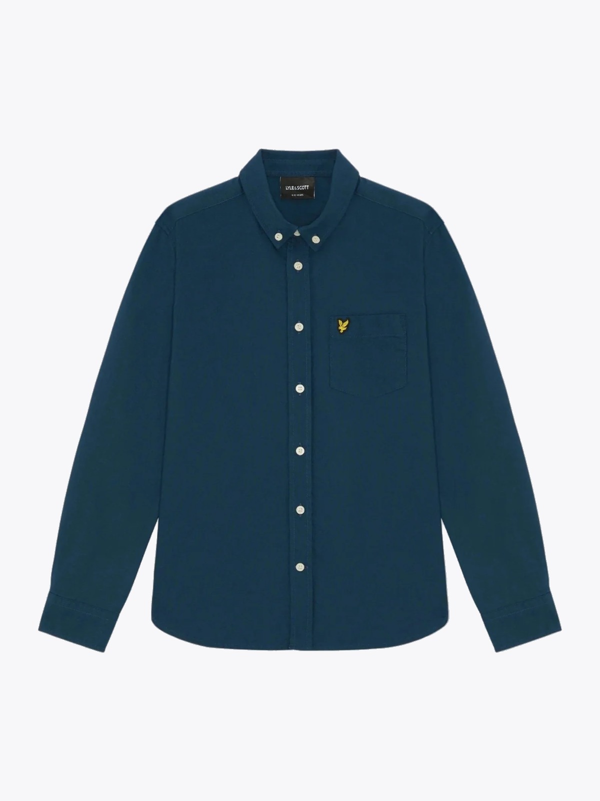 Lyle & Scott Plain Flannel Shirt W329 Aegean Blue