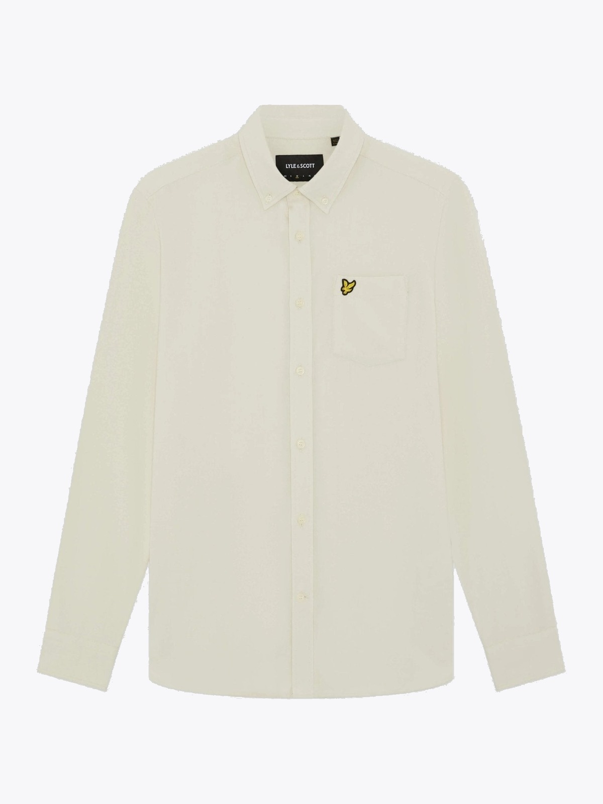 Lyle & Scott Plain Flannel Shirt Y115 Whitecap Grey