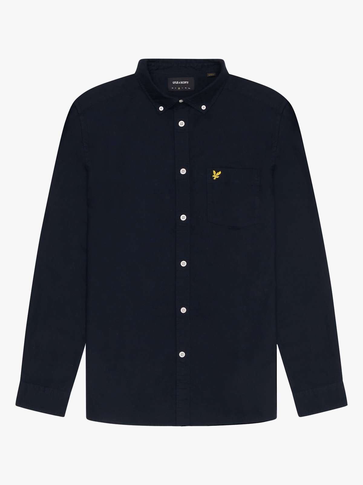 Lyle & Scott Plain Oxford Shirt Z271 Dark Navy