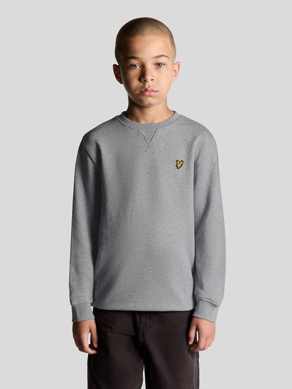 Lyle & Scott Junior Crew Neck Sweatshirt Grå
