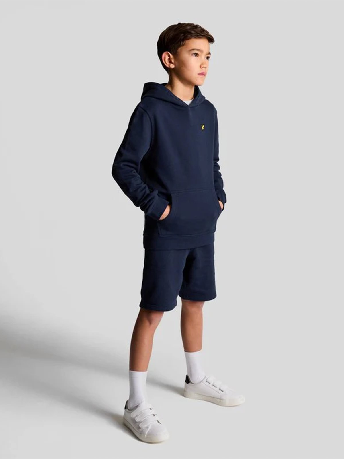 Lyle & Scott Junior Pullover Hoodie Navy