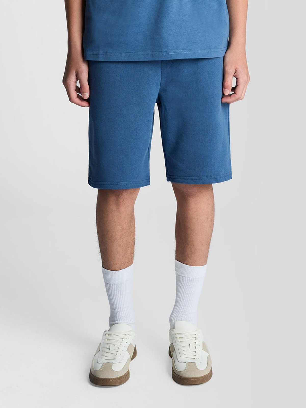 Lyle & Scott Junior Sweat Short Dark Cornflower