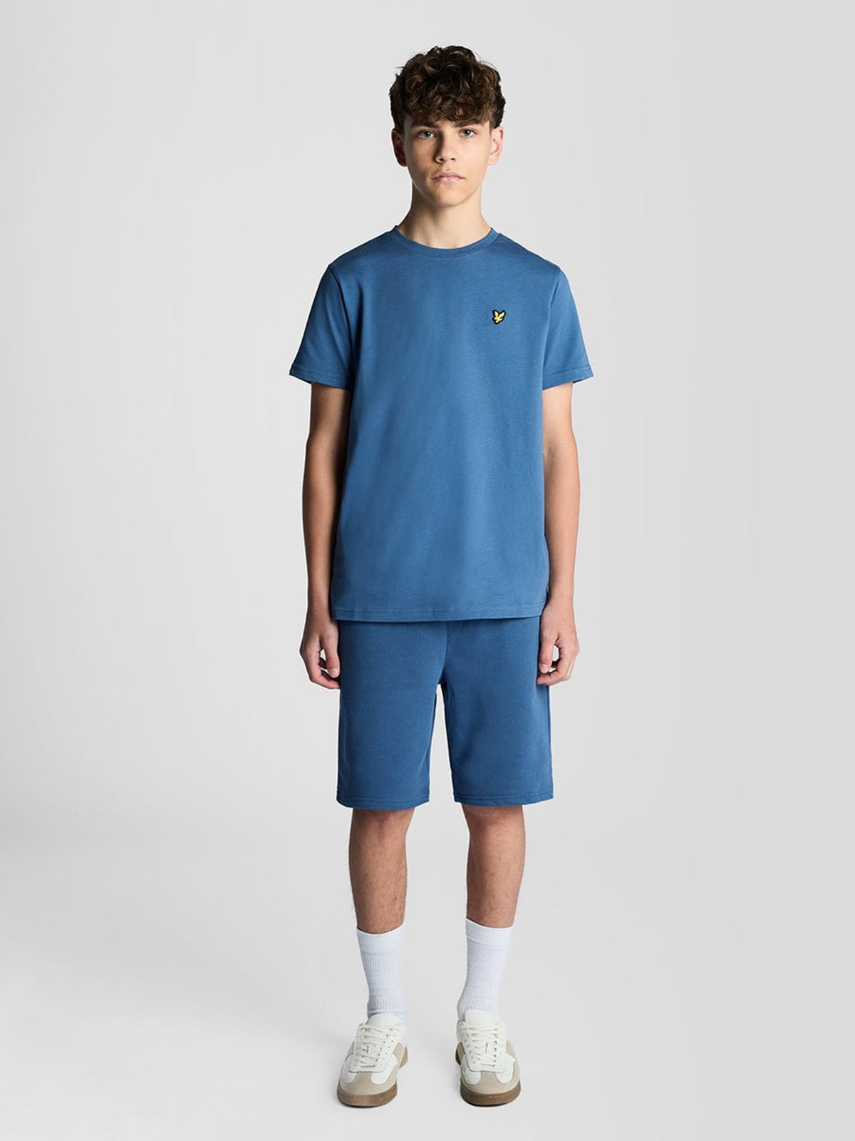 Lyle & Scott Junior Sweat Short Dark Cornflower