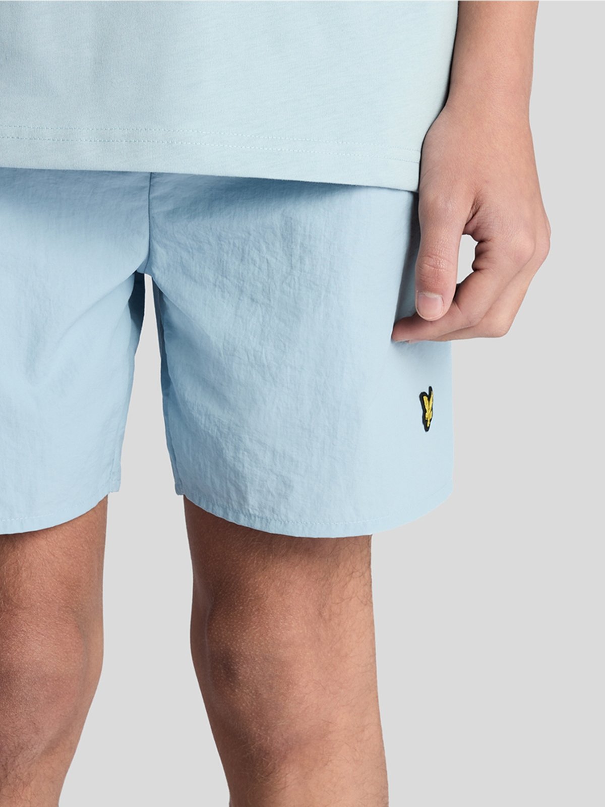 Lyle & Scott Junior Plain Swim Short Opal Blue