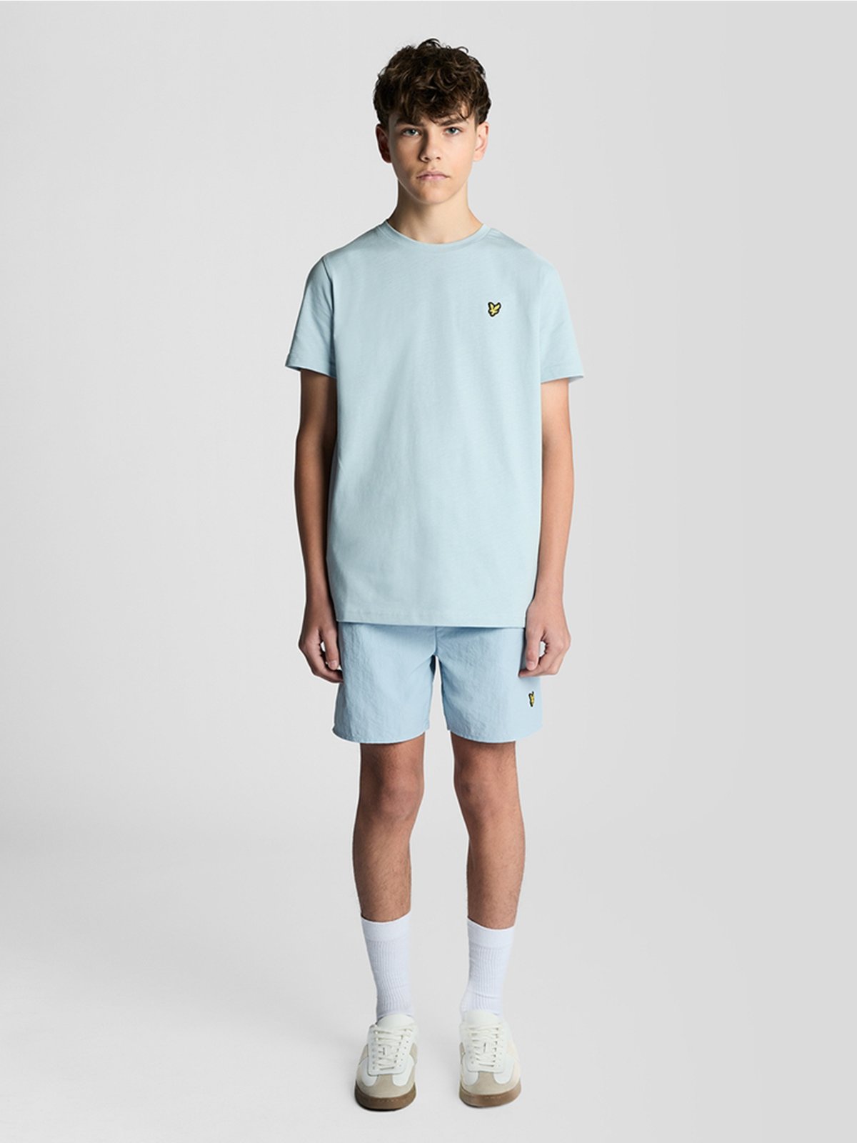 Lyle & Scott Junior Plain Swim Short Opal Blue