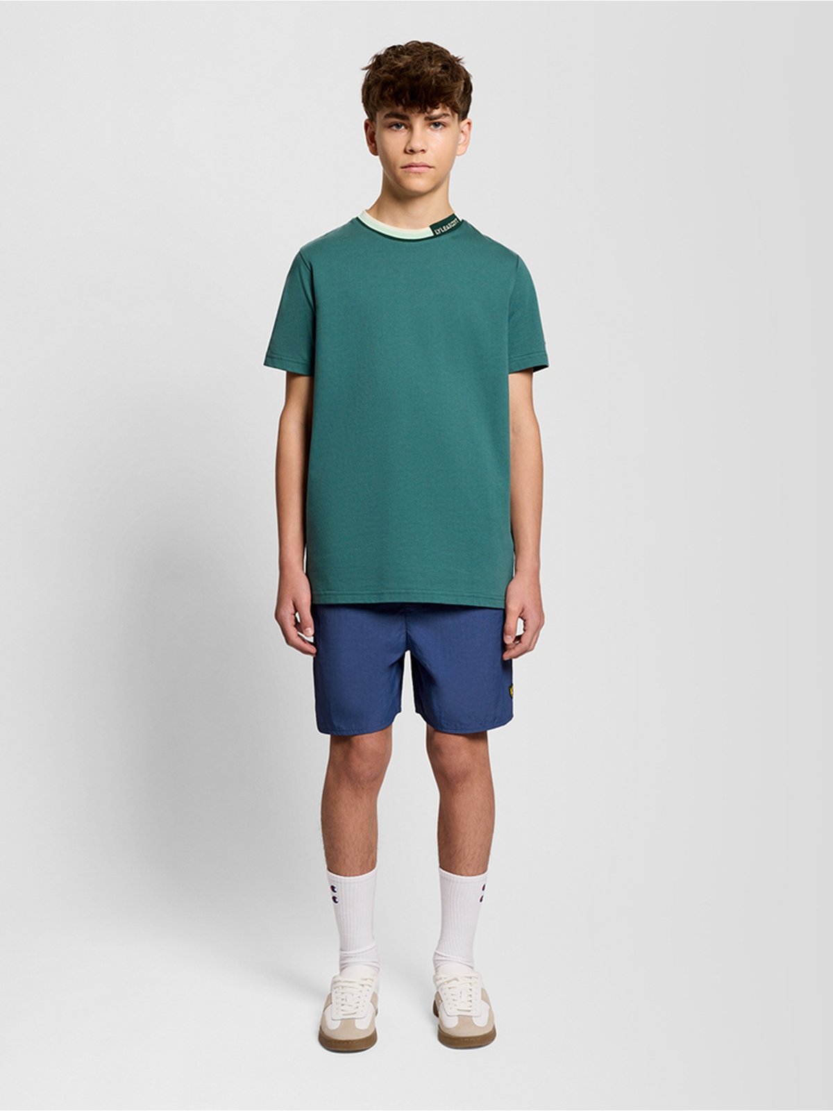 Lyle & Scott Junior Plain Swim Short Blå