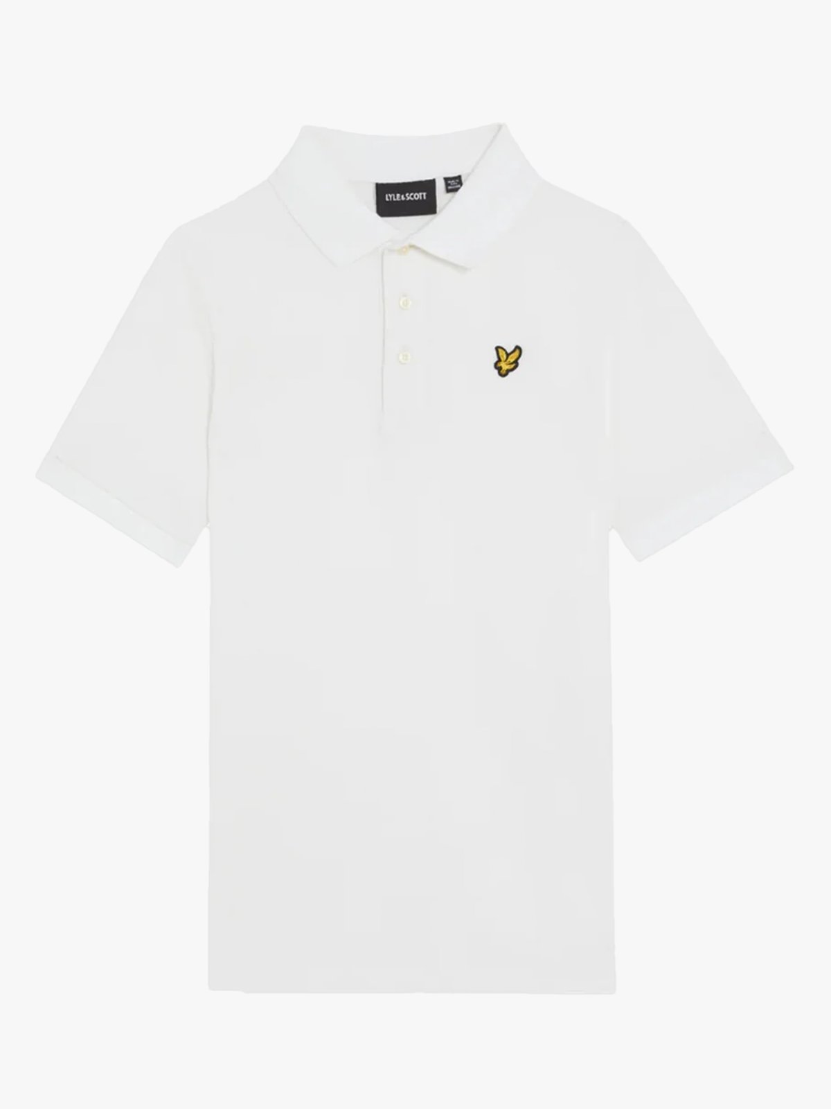 Lyle & Scott Junior Plain Polo Shirt White