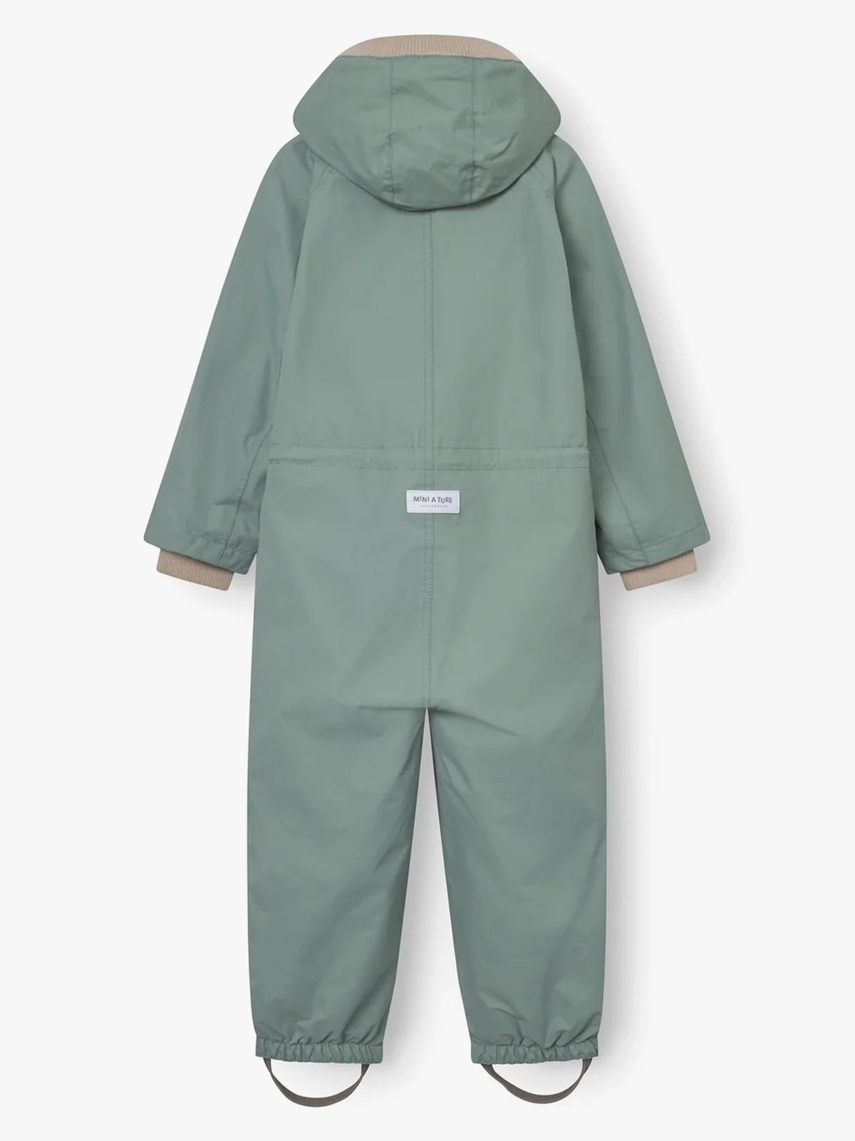 Mini A Ture Wisto Fleece Lined Coverall Granite green
