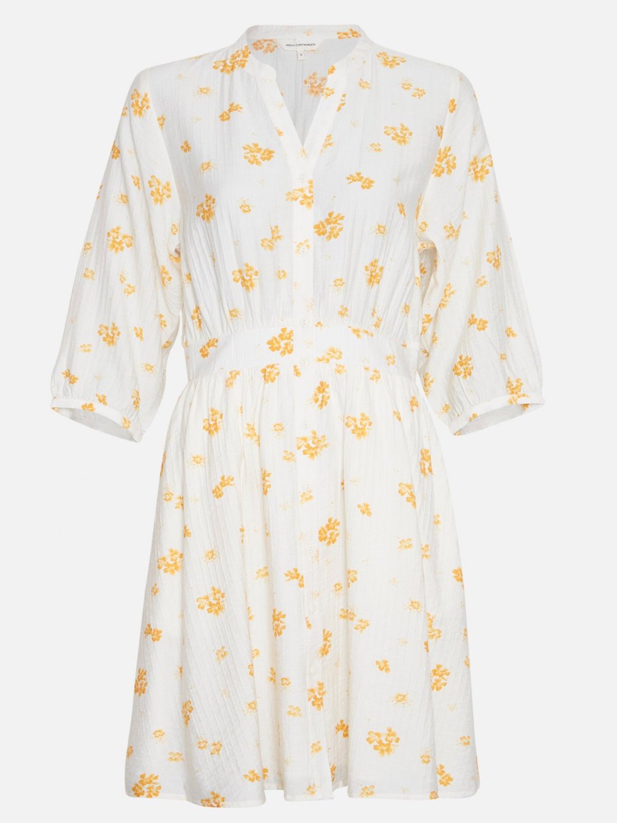 MSCH Copenhagen Rojan Vlora 3/4 Shirt Dress Rattan Flower