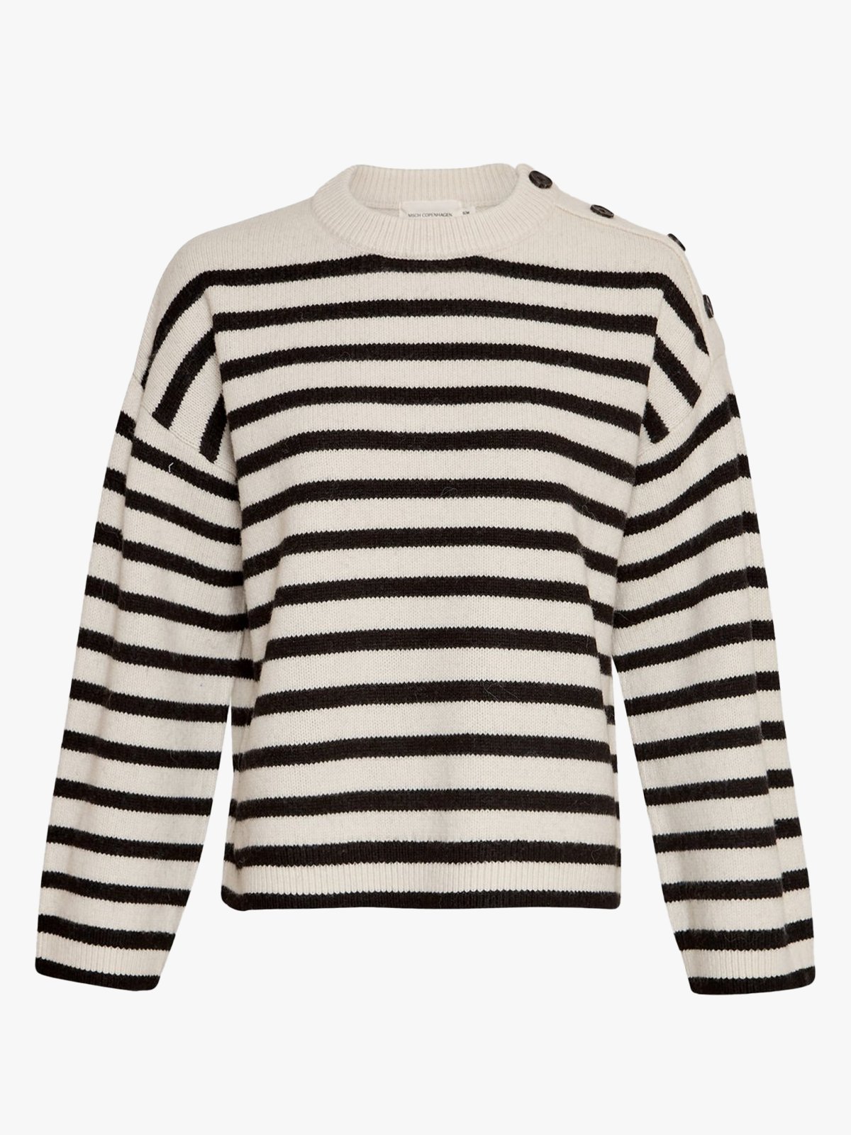 MSCH Copenhagen Carina Pullover Egret / Black