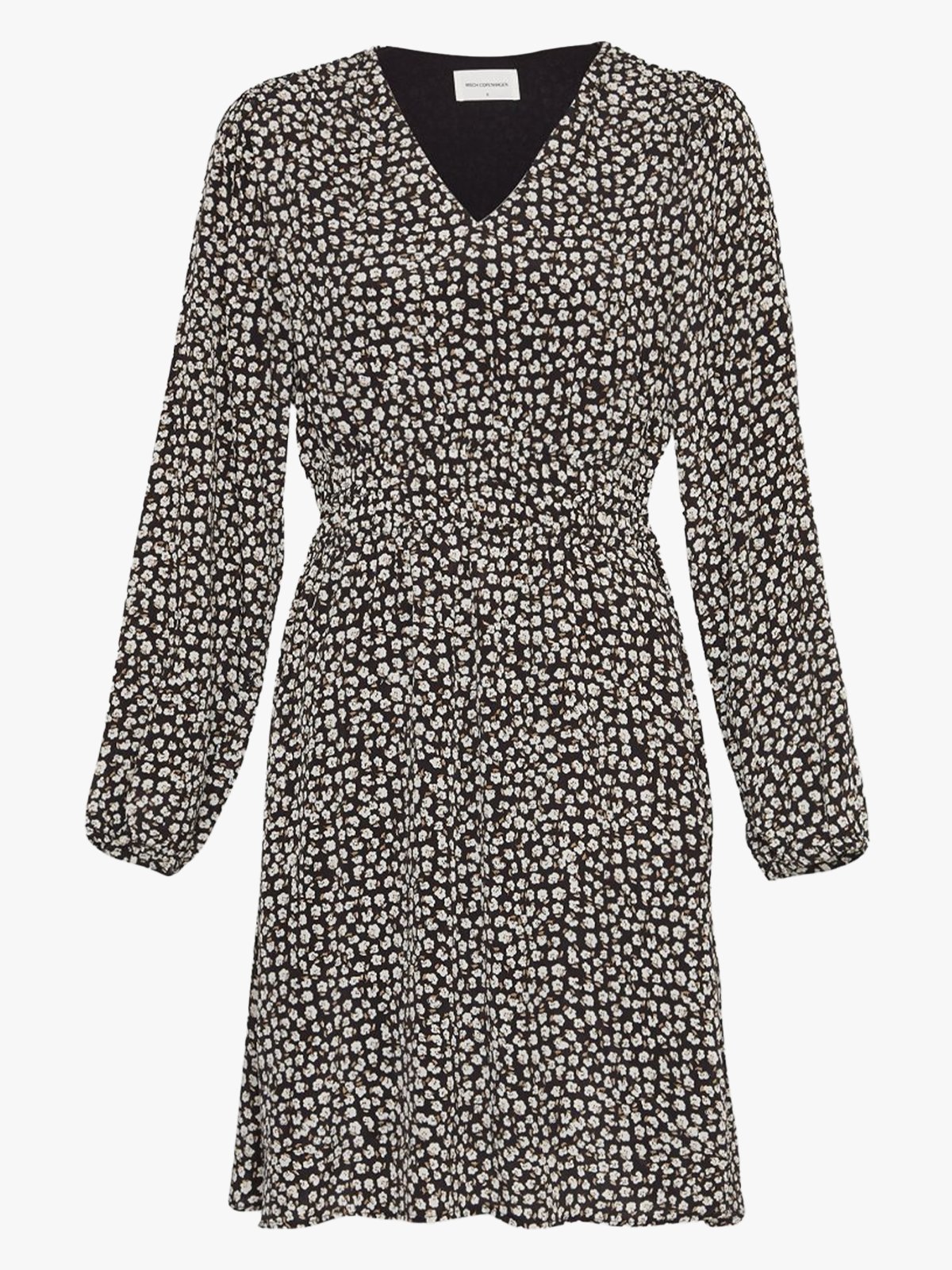 MSCH Copenhagen Zeida Rhian Short Dress Black Flower