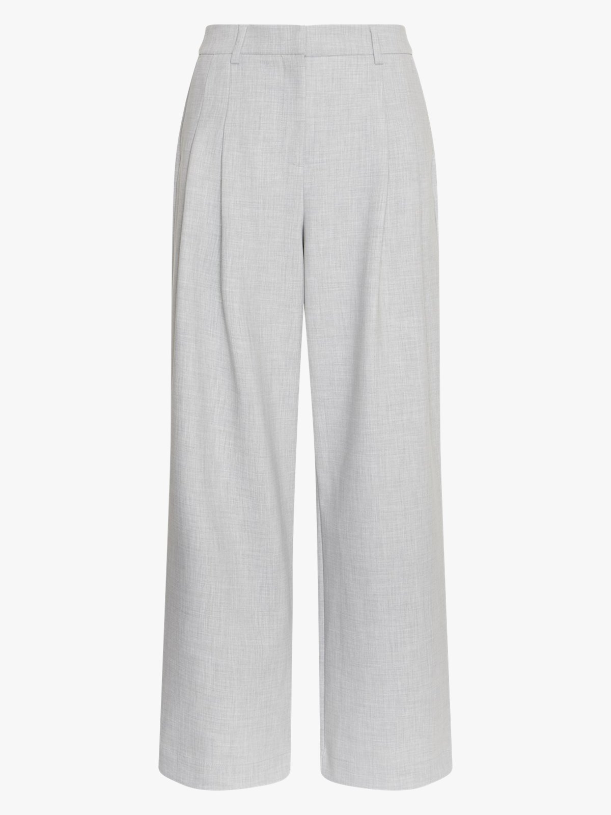 MSCH Copenhagen Henrike High Waist Pants Light Grey Melange