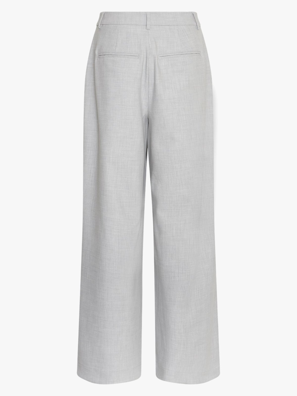 MSCH Copenhagen Henrike High Waist Pants Light Grey Melange