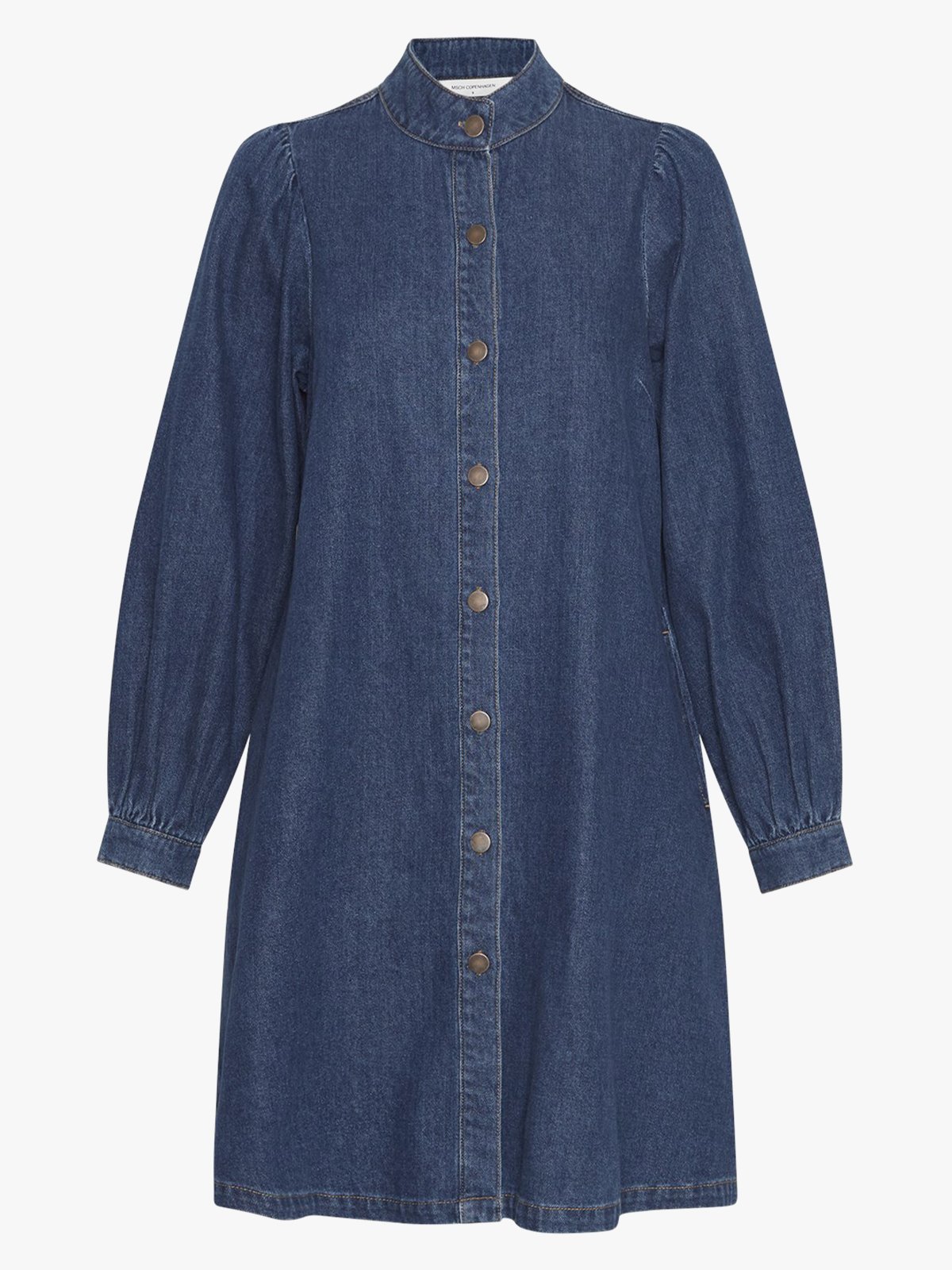 MSCH Copenhagen Elena Shirt Dress Mid Blue
