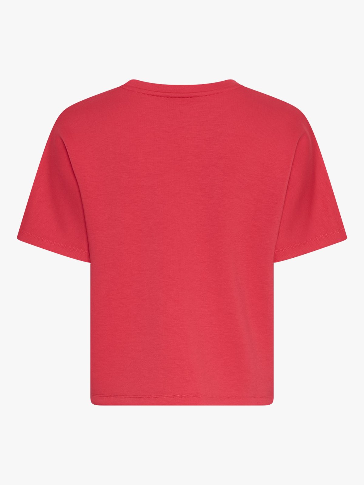 MSCH Copenhagen Harissa Ima Q Short Sleeve Sweatshirt Rose Red