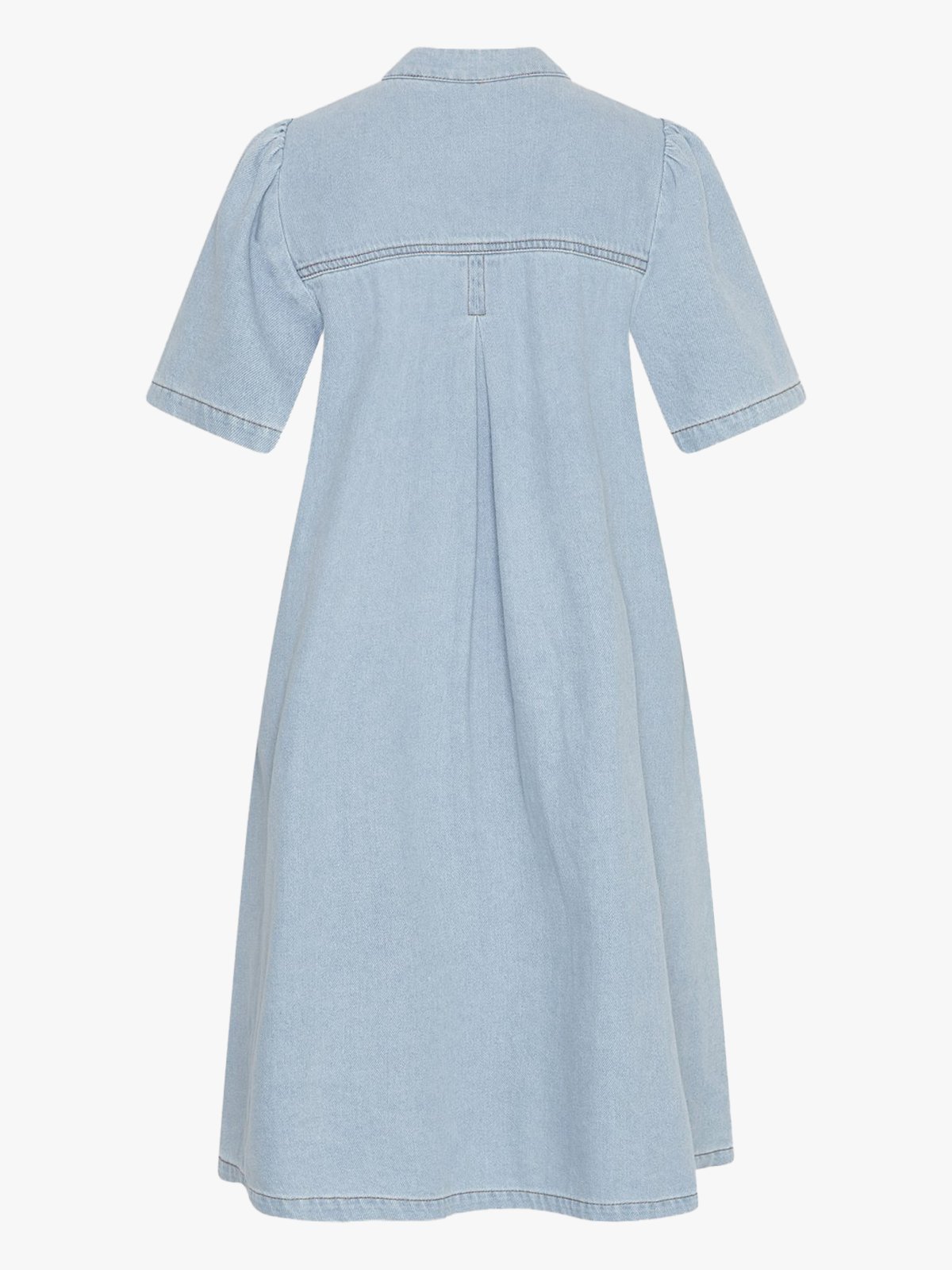 MSCH Copenhagen Jolene Elena 2/4 Shirt Dress Light Blue Wash