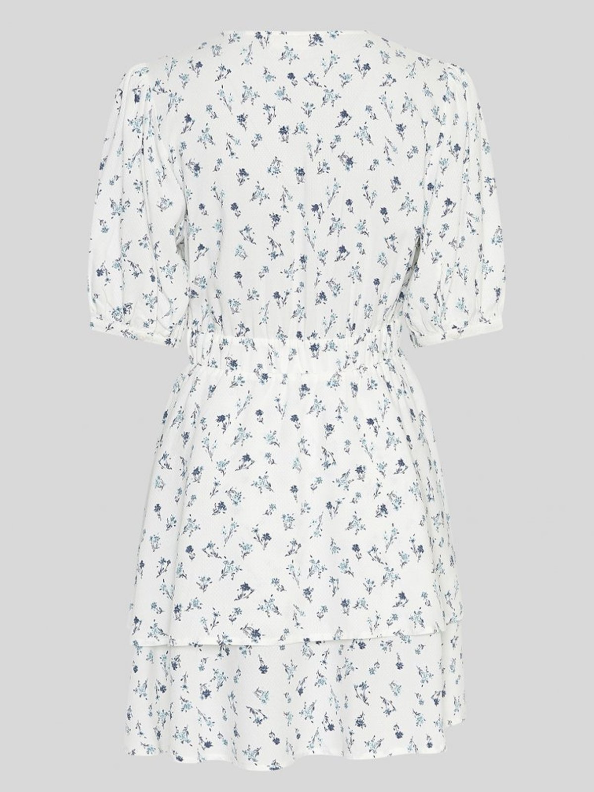 MSCH Copenhagen Amelina Vealine 2/4 Dress Shirt Aqua Haze Flower