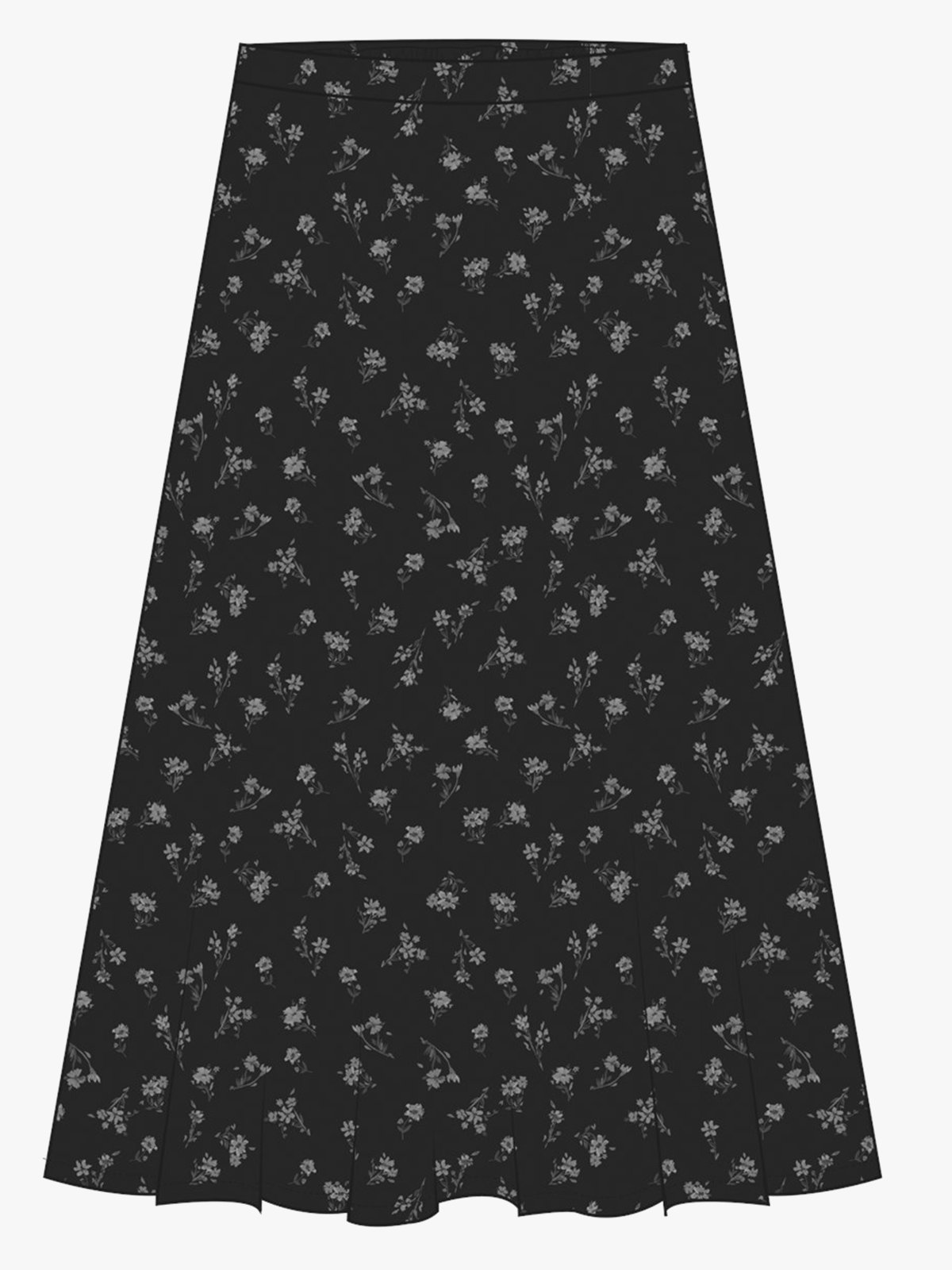 MSCH Copenhagen Jusine Karalynn Skirt Forest Shadow Flower