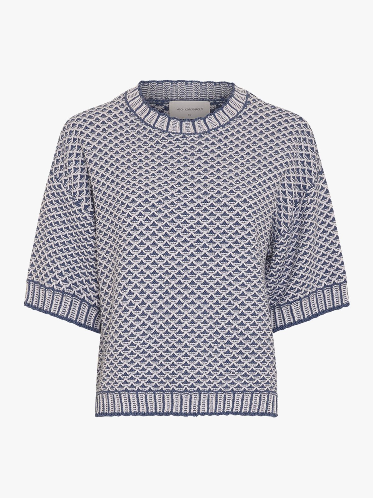 MSCH Copenhagen Catina Pilla 2/4 Pullover V Indigo / Egret