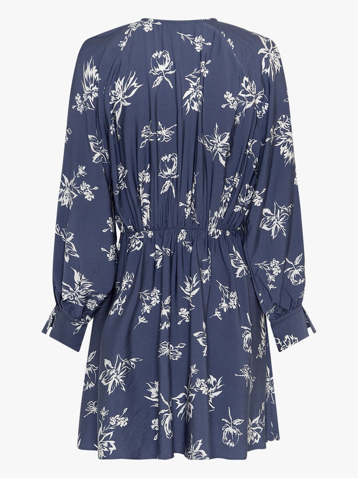 MSCH Copenhagen Andena Amabella Shirt Dress V Indigo Flower