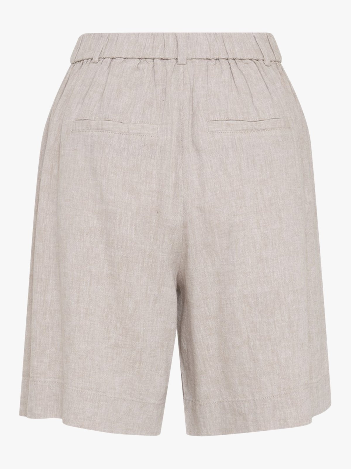 MSCH Copenhagen Viana Ginia High Waist Shorts Sand Melange