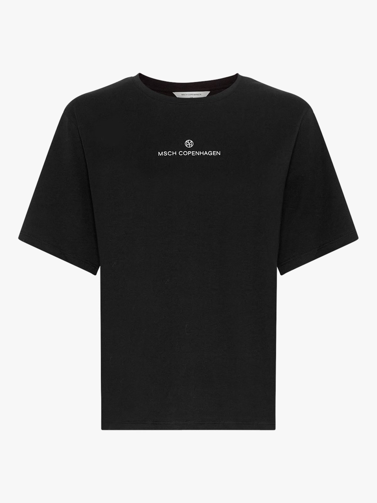 MSCH Copenhagen Theana Organic Icon Logo Tee Black / White
