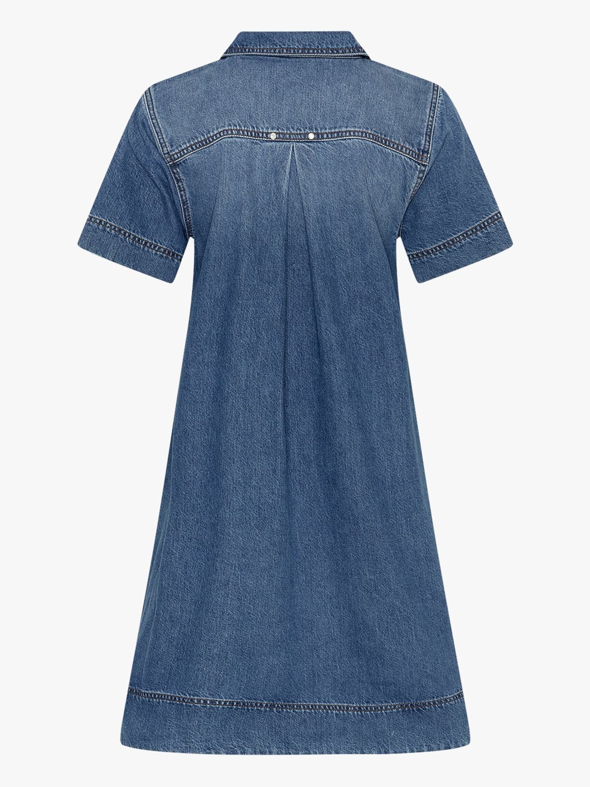 MSCH Copenhagen Turo Alena 2/4 Dress Mid Blue Wash