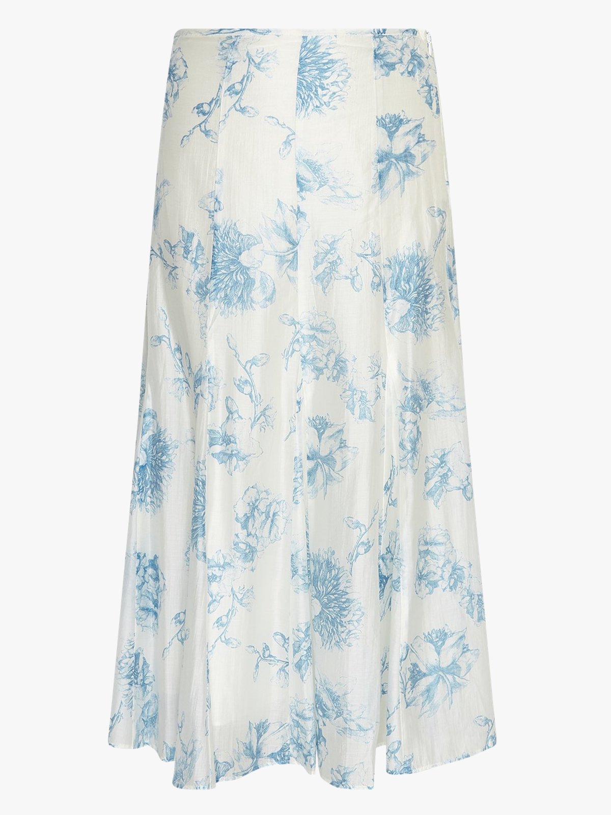 MSCH Copenhagen Evangelia High Waist Skirt M Blue Flower