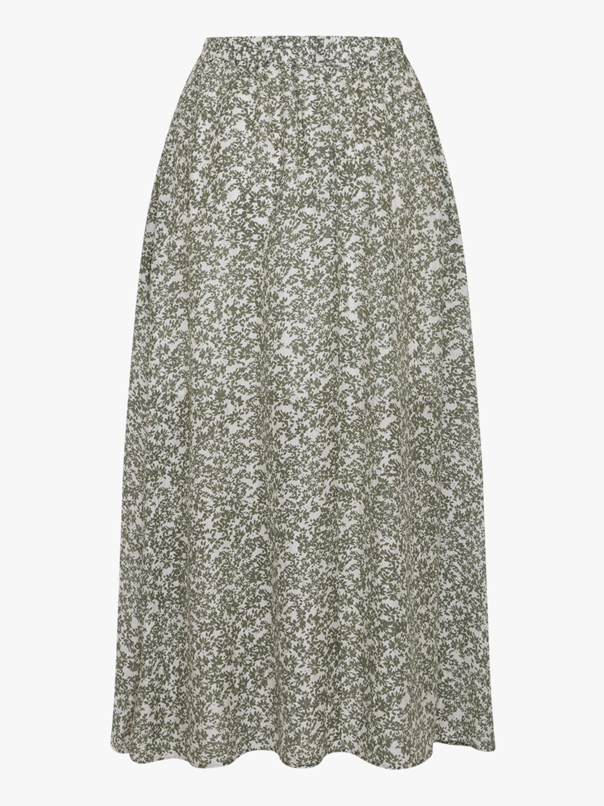 MSCH Copenhagen Seraphina High Waist Long Skirt Egret Flower