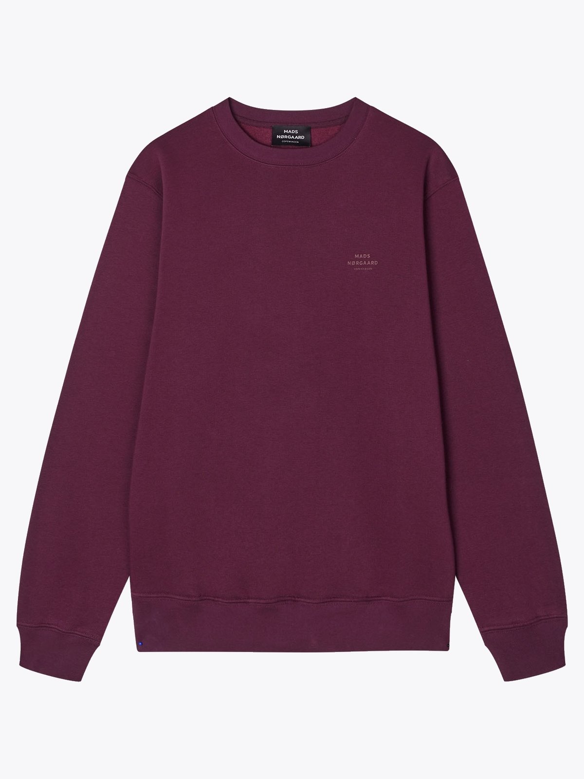 Mads Nørgaard Standard Crew Logo Sweat Burgunder