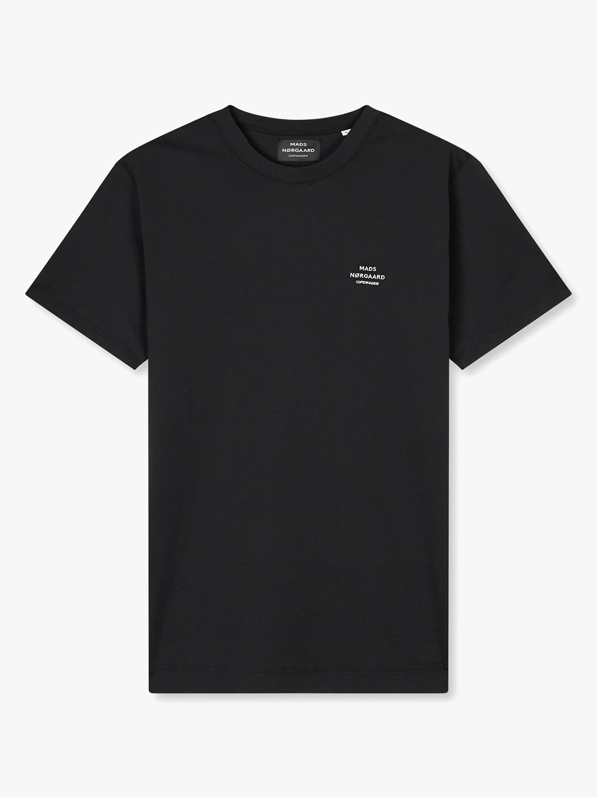 Mads Nørgaard Cotton Jersey Frode Logo Tee Black