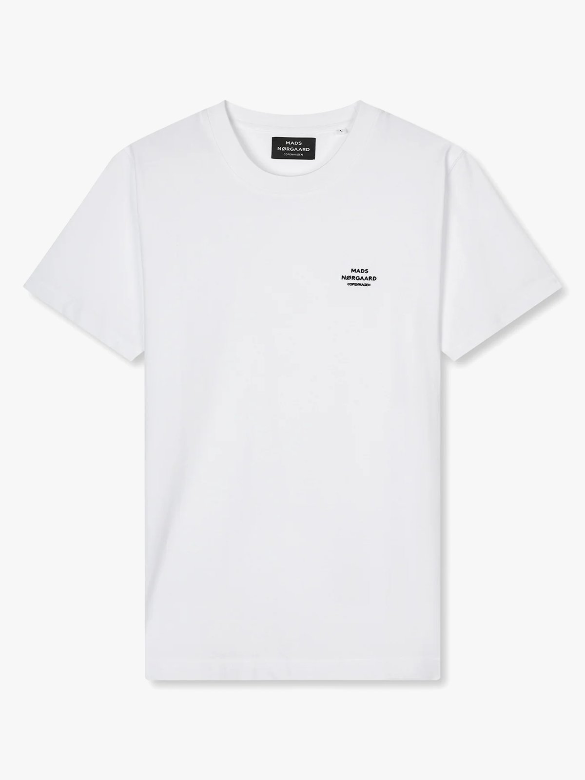 Mads Nørgaard Cotton Jersey Frode Logo Tee White