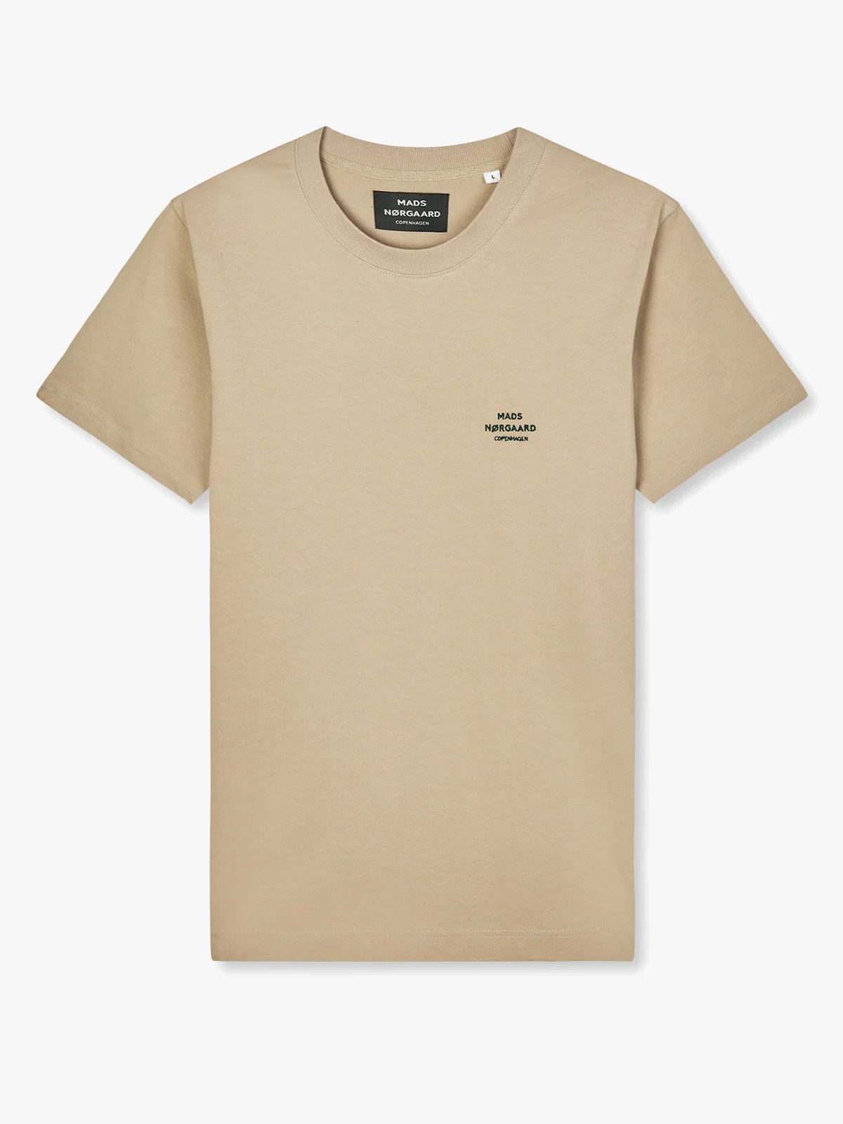 Mads Nørgaard Cotton Jersey Frode Logo Tee Trench Coat