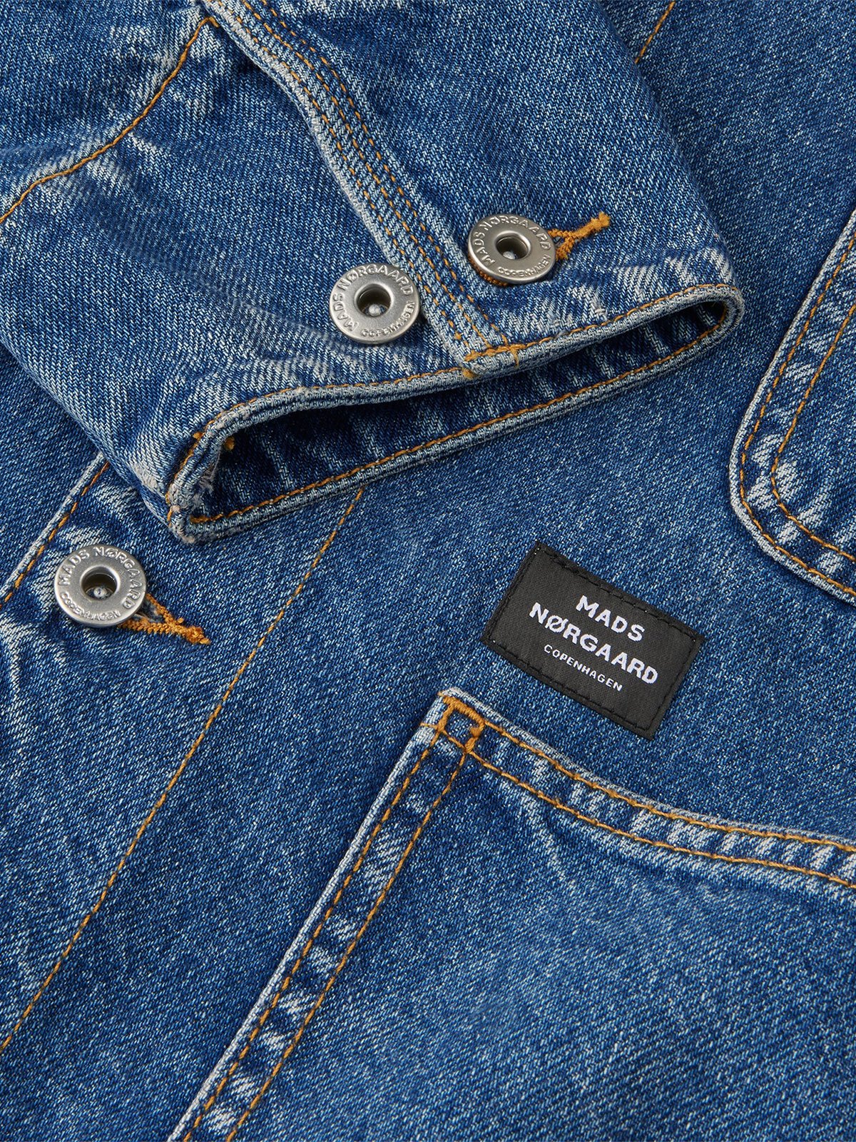 Mads Nørgaard Texas Chore Jacket Blue Wash