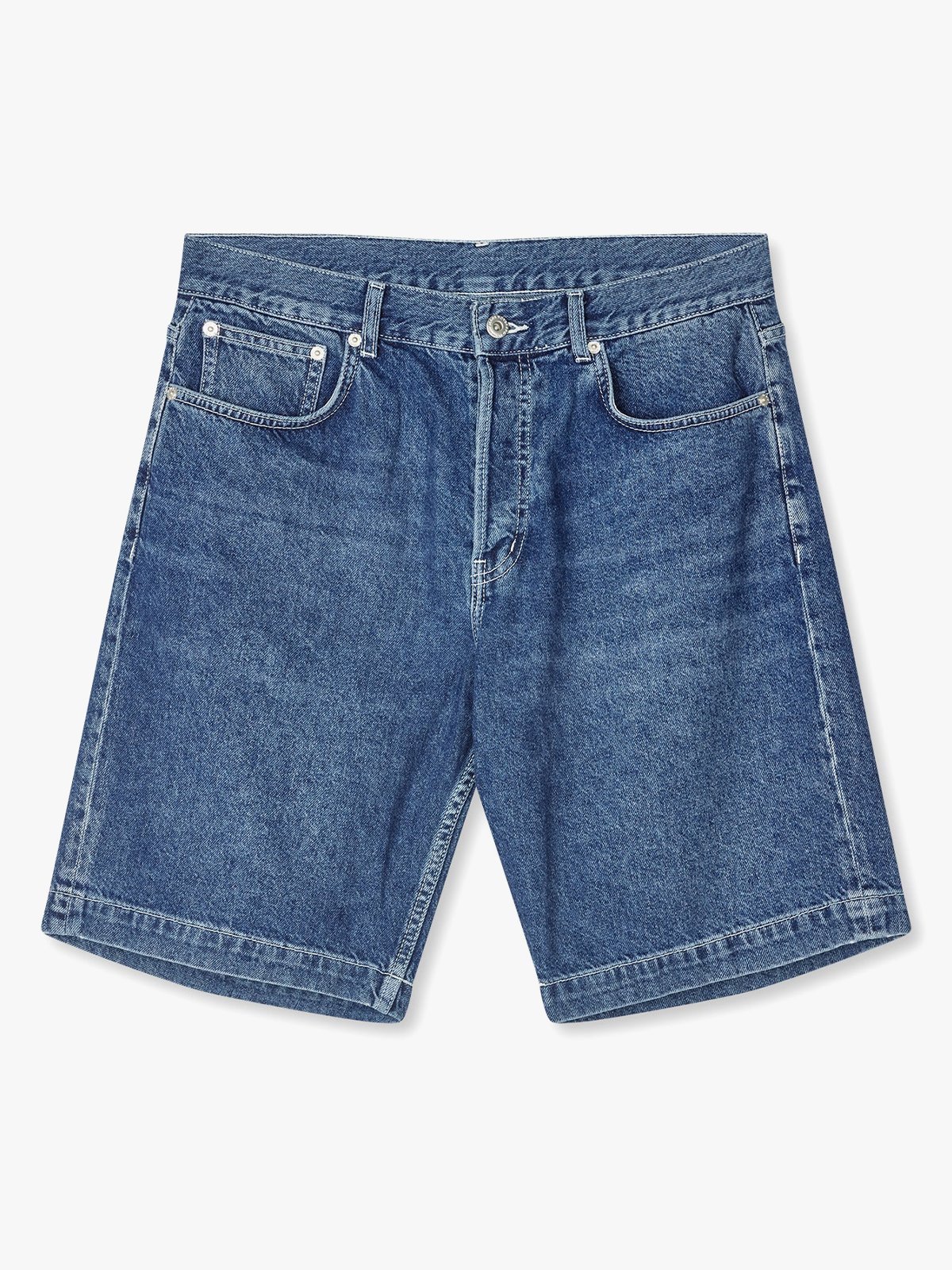 Mads Nørgaard Texas Coen Shorts Blue Wash