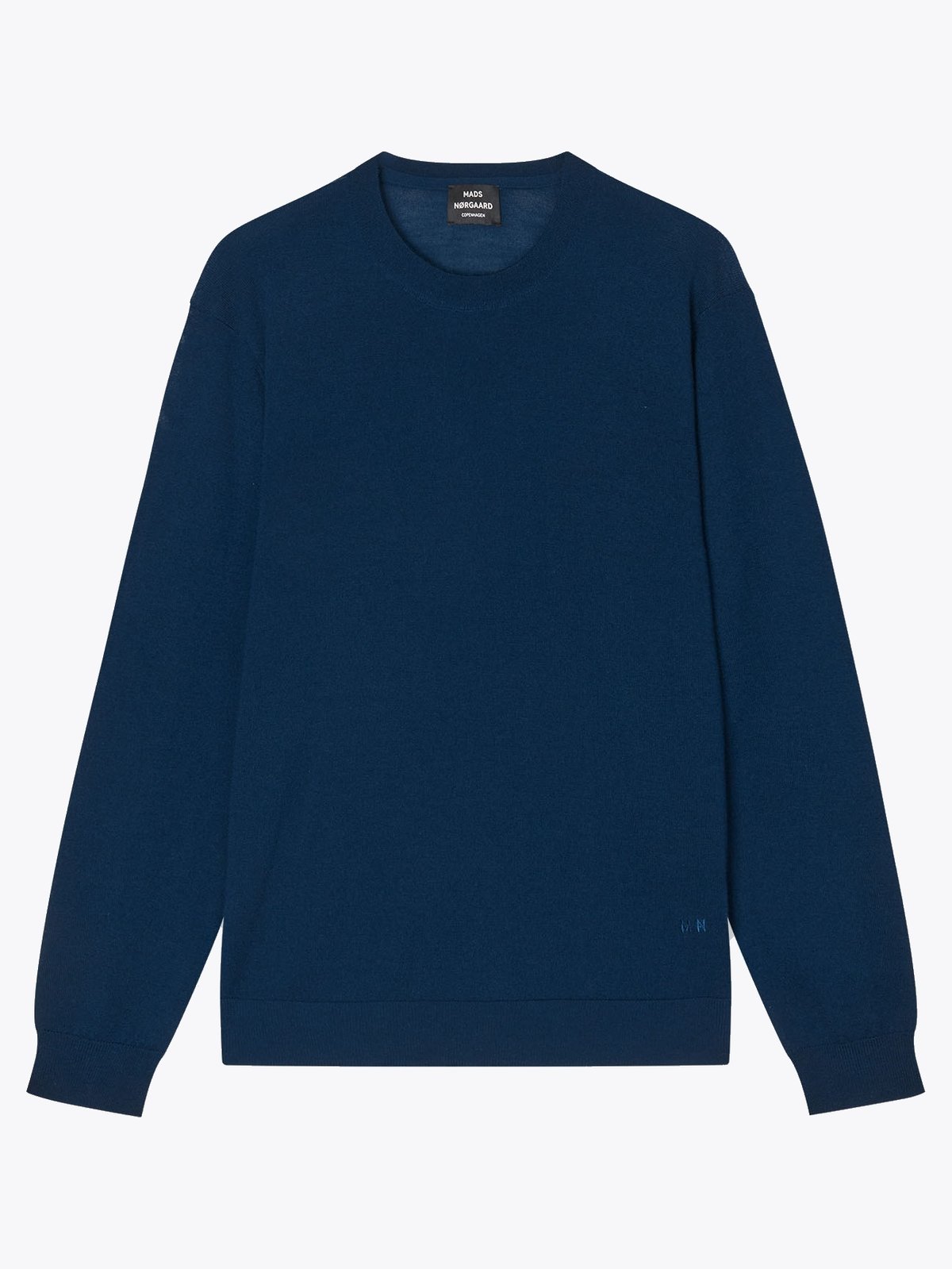 Mads Nørgaard Merino Wool Karsten Knit Blå