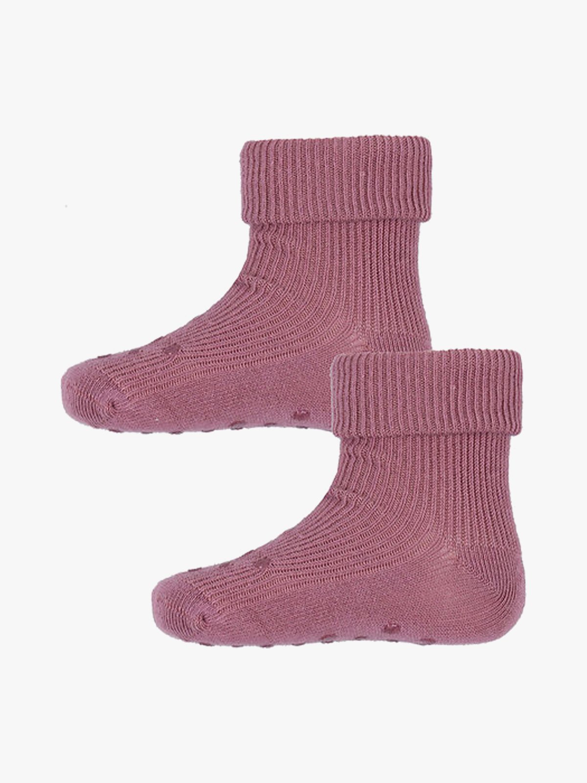 Minymo Baby Rib Sock With Abs (2 Pack) Orchid Haze