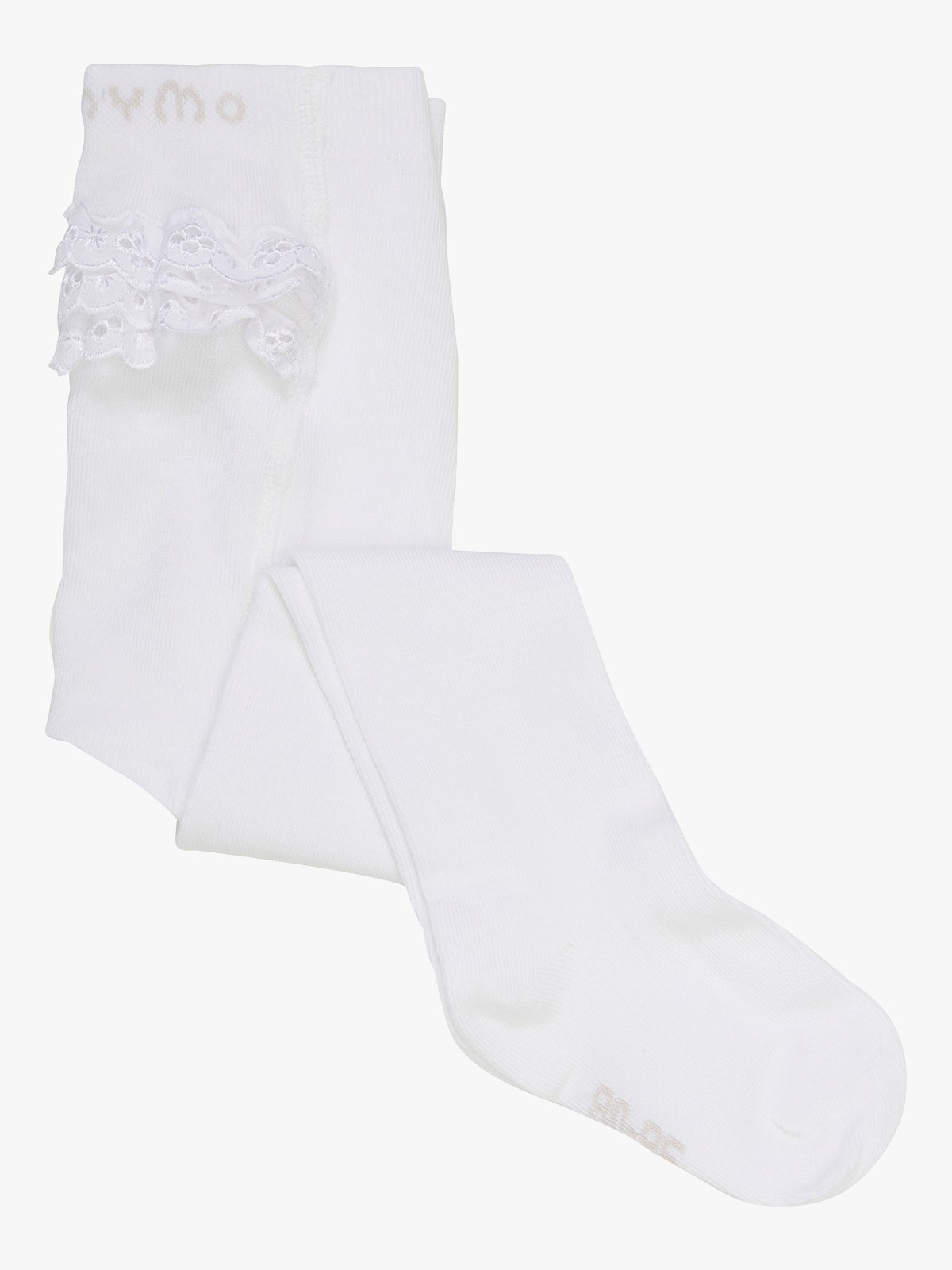 Minymo Stocking W. Lace White