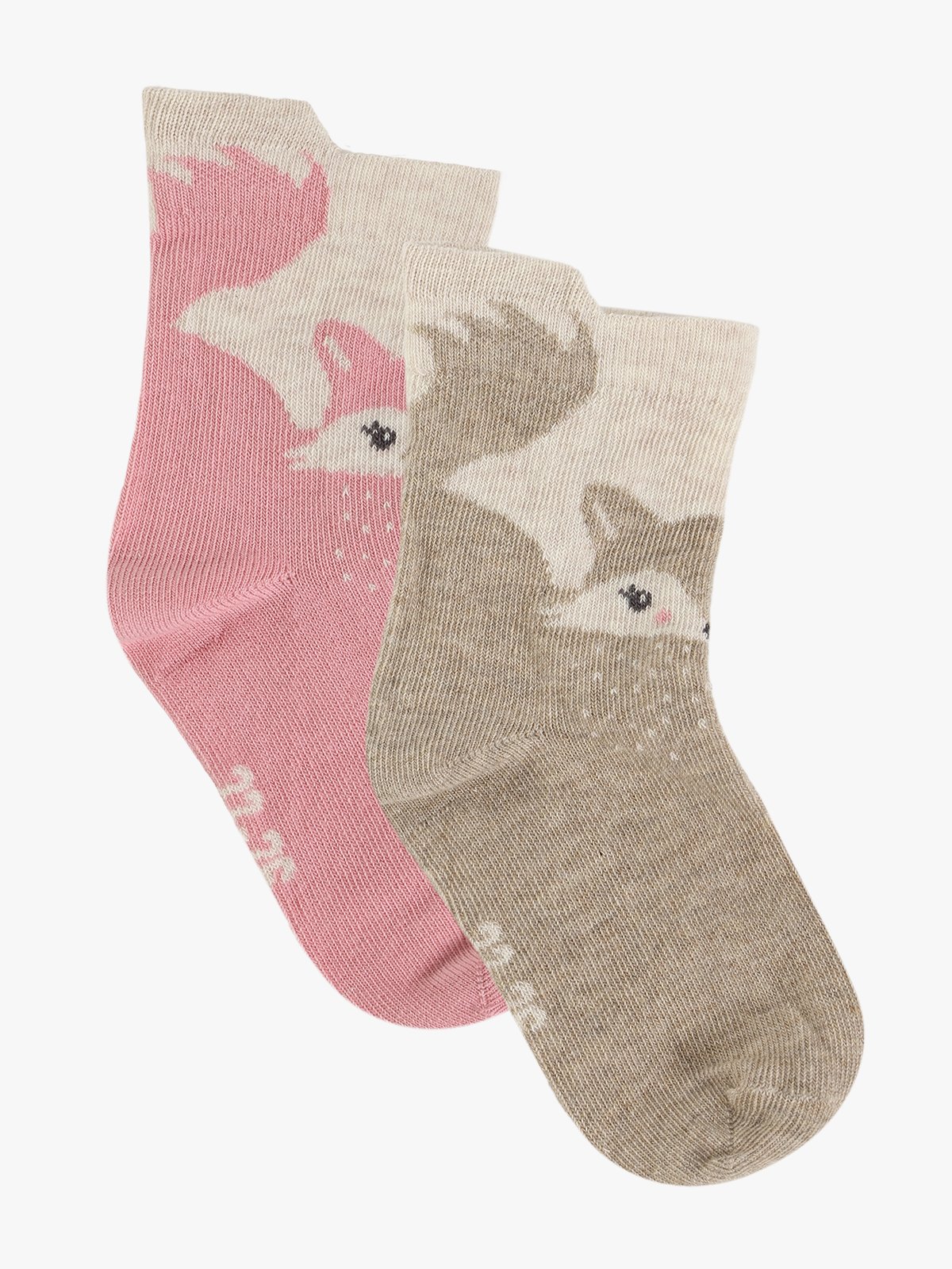 Minymo Socks W. 3D Effect (2 Pack) Rosa